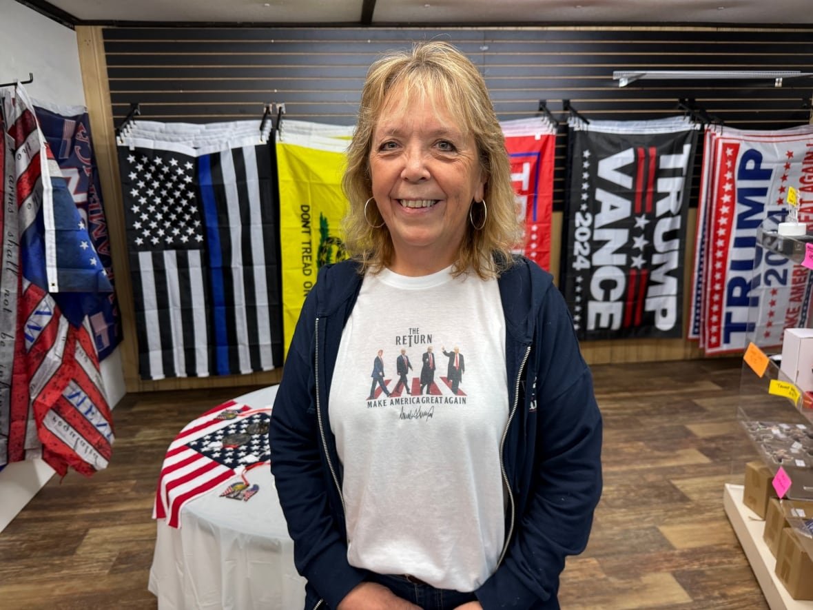 Denise Wilberg is one of many Americans who think Canada would benefit from joining the United States, by having a stronger economy and national defence - and less government interference of things like gun control and free speech.