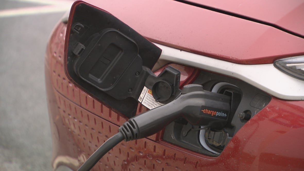 Charger plugged into vehicle