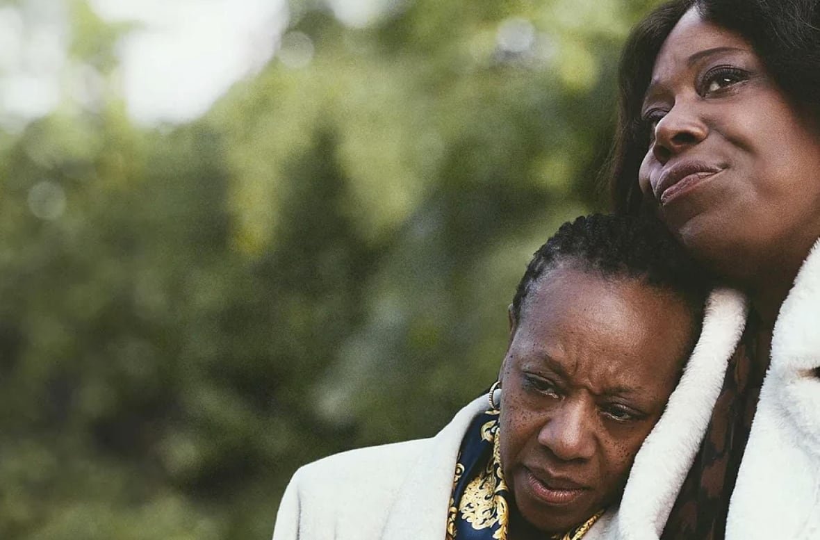 hard-truths Michele Austin (right) with Marianne Jean-Baptiste in Hard Truths.
