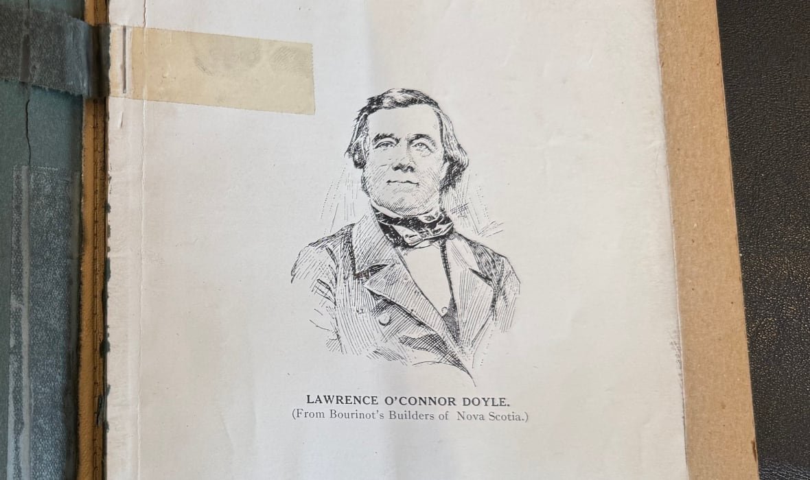 lawrence-o-connor-doyle A black-and-white sketch of a man named Lawrence O'Connor Doyle in an old booklet.