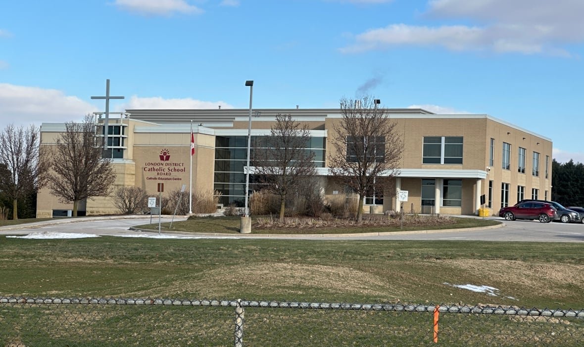 The London District Catholic School Board's head office located at 5200 Wellington Rd South.
