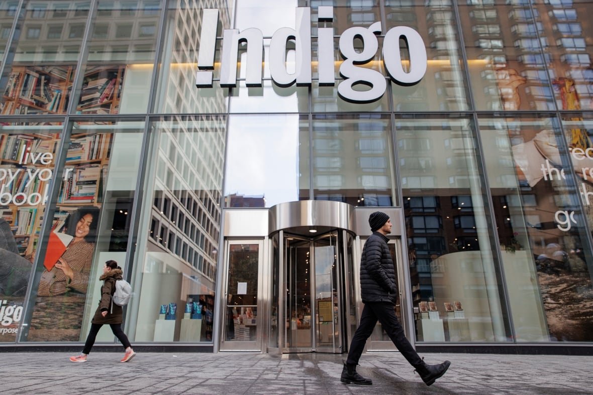 An exterior view of a Toronto Indigo bookstore.