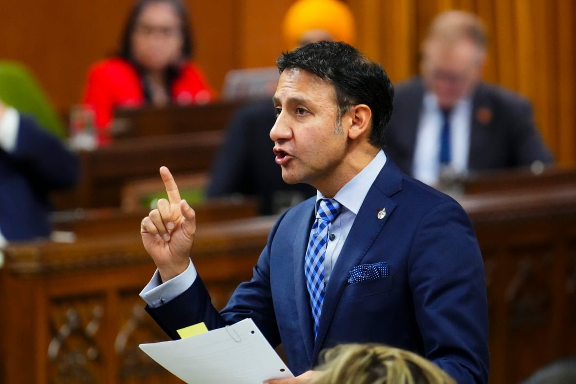 Minister of Justice and Attorney General of Canada Arif Virani rises during question period in the House of Commons on Parliament Hill in Ottawa on Monday, Dec. 9, 2024.