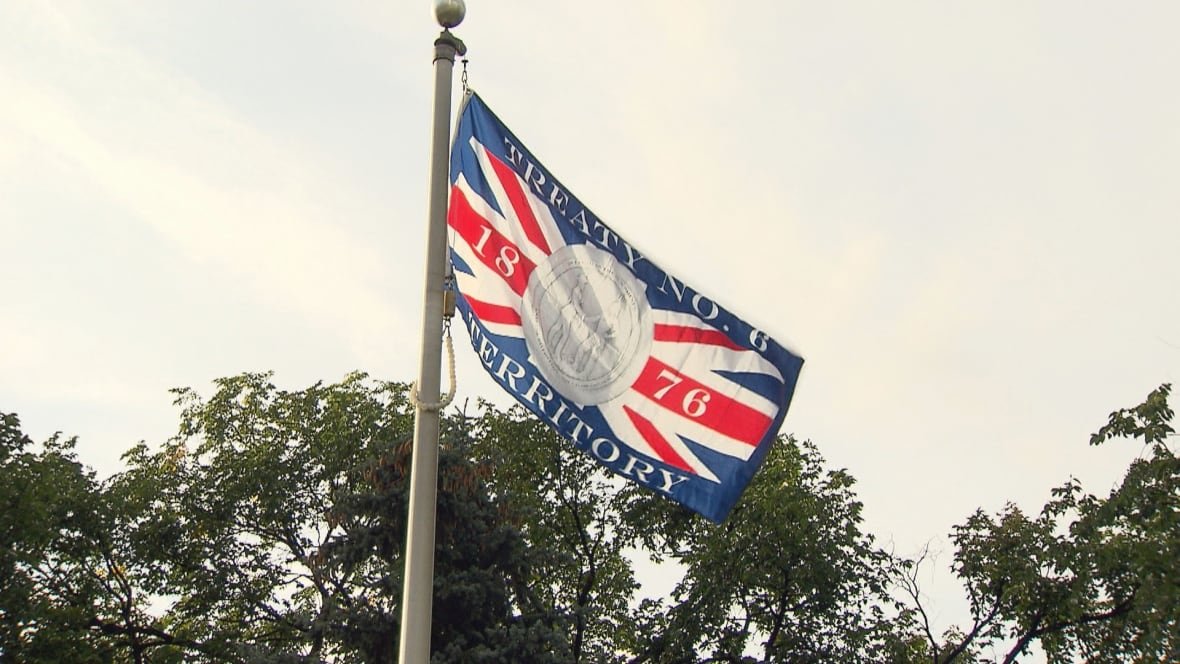 treaty-6-flag-reconciliation-day-edmonton Flag