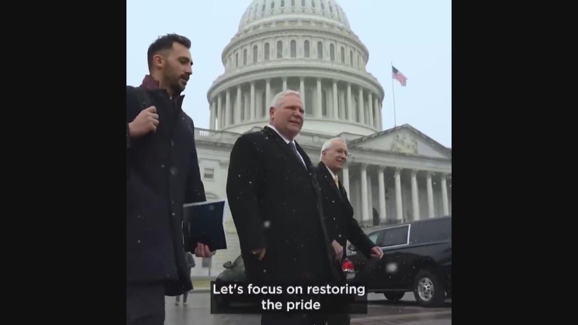 doug-ford-washington-video-ad-pc-party-1 A screenshot taken from a video posted to PC :Leader Doug Ford's social media accounts on Thursday.
