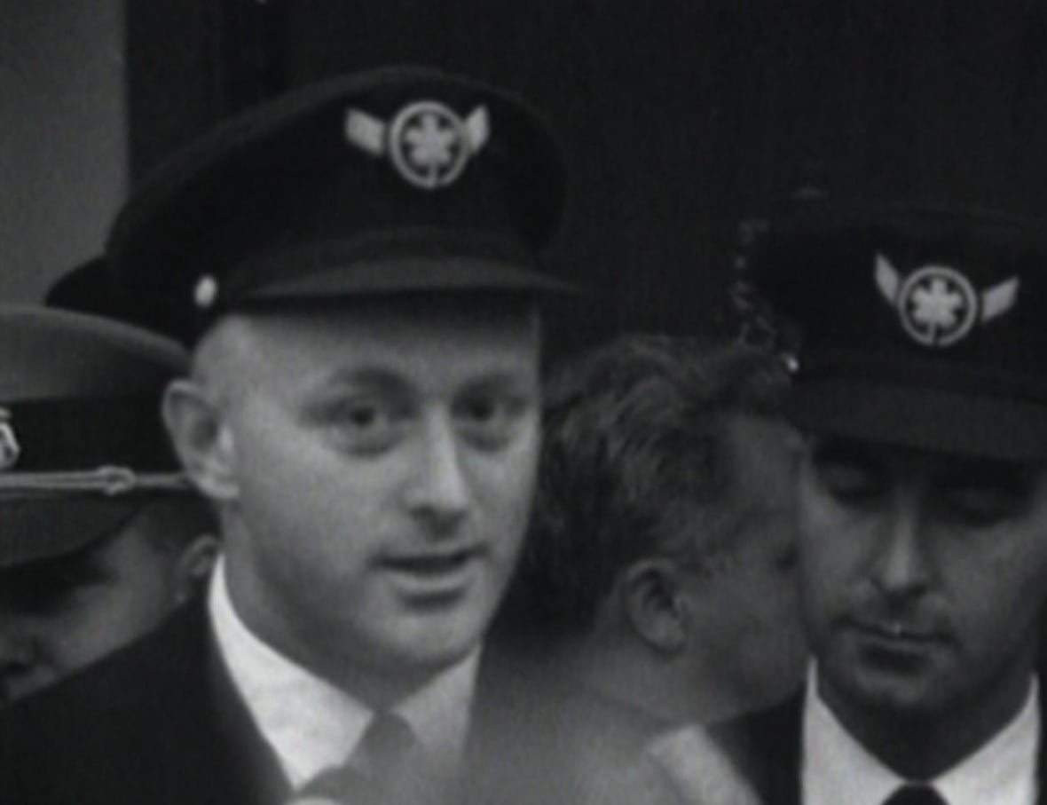 Pilot speaks to reporters