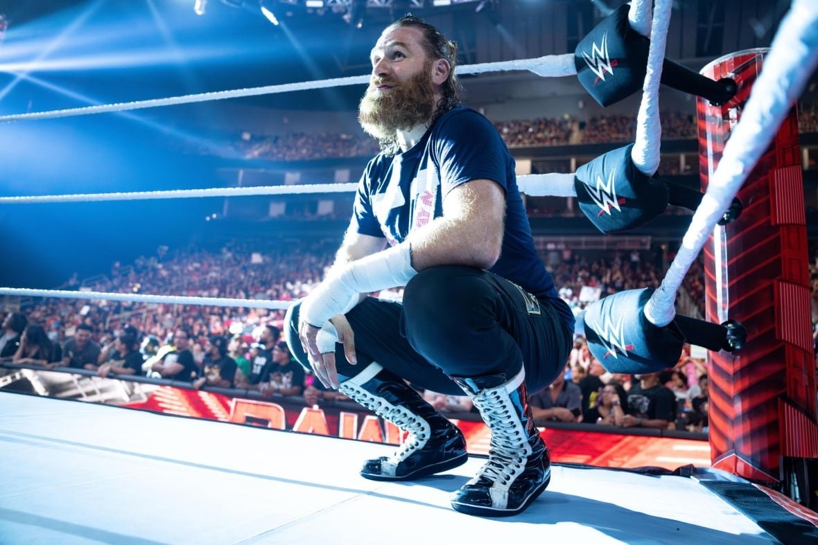 wre-wwe-sami-zayn-20240703 Sami Zayn, shown in a handout photo, loves to push himself creatively. Usually it's in the wrestling ring, but this Thursday the product of Laval, Que., will step on stage as a stand-up comedian, sharpening his comic chops. Zayn said that he sees a lot of similarities between comedy and professional wrestling. THE CANADIAN PRESS/HO-Courtesy WWE **MANDATORY CREDIT**
