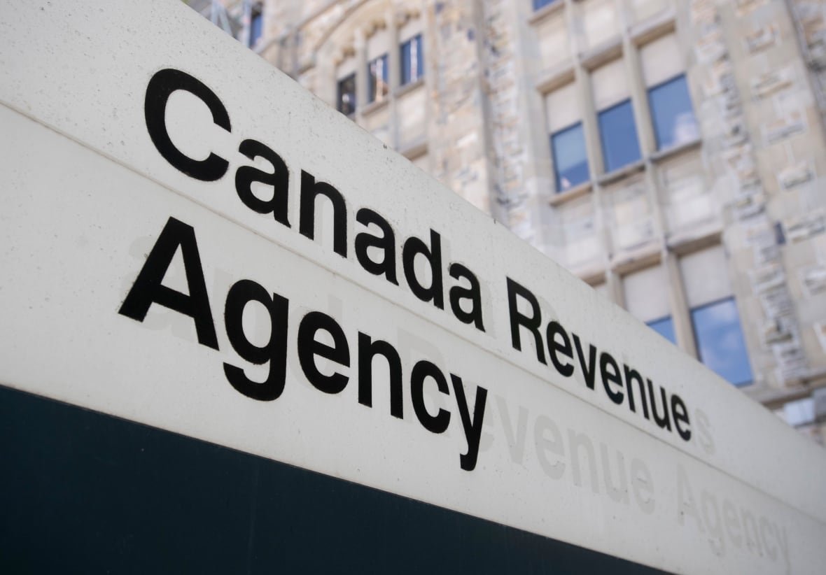 fedbudget-tax-filing-20230330 A sign outside the Canada Revenue Agency is seen Monday May 10, 2021 in Ottawa.