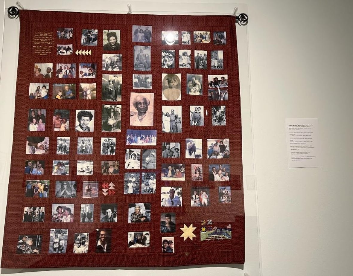 Dorothy Abbott's family quilt.