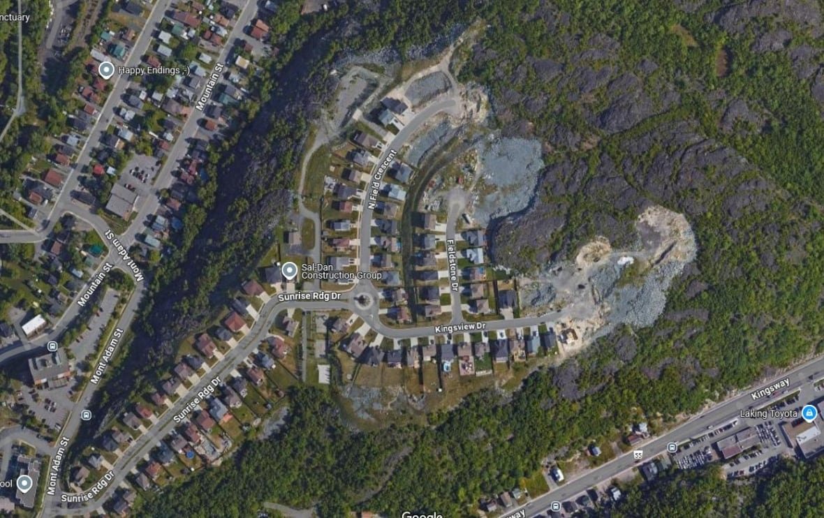 sunrise-ridge-estates A google maps image showing a subdivision from the air.