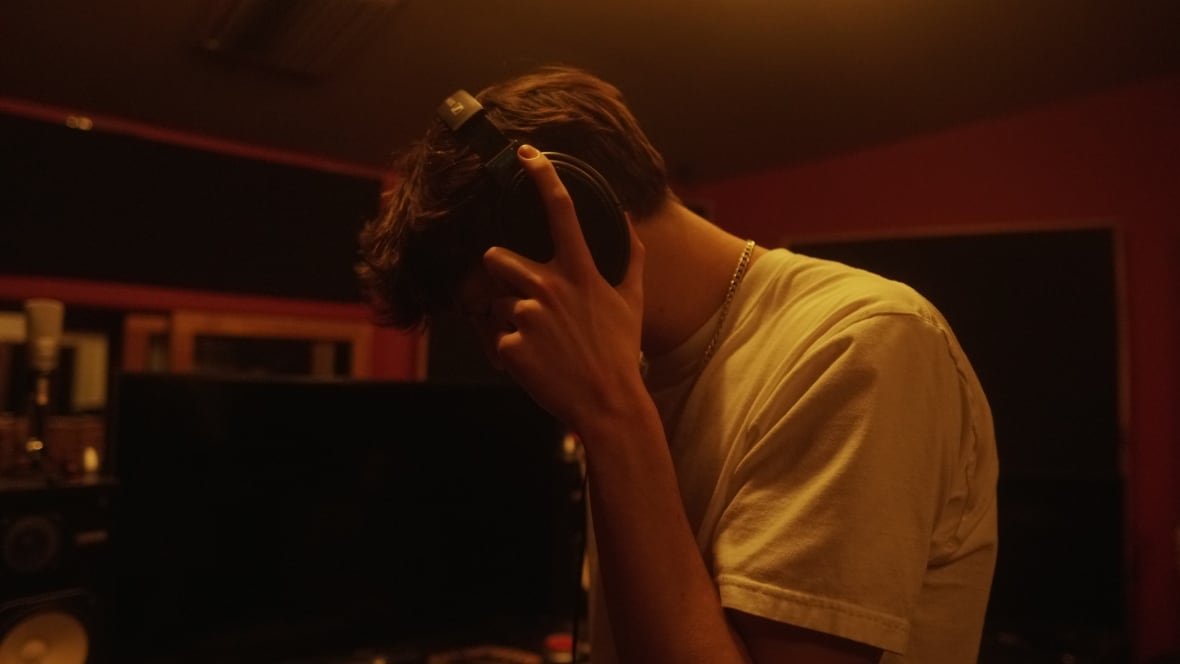 xavier-trudeau-s-song-til-the-nights-done-1 Xavier Trudeau is pictured in this image while working on his song Til The Nights Done.
