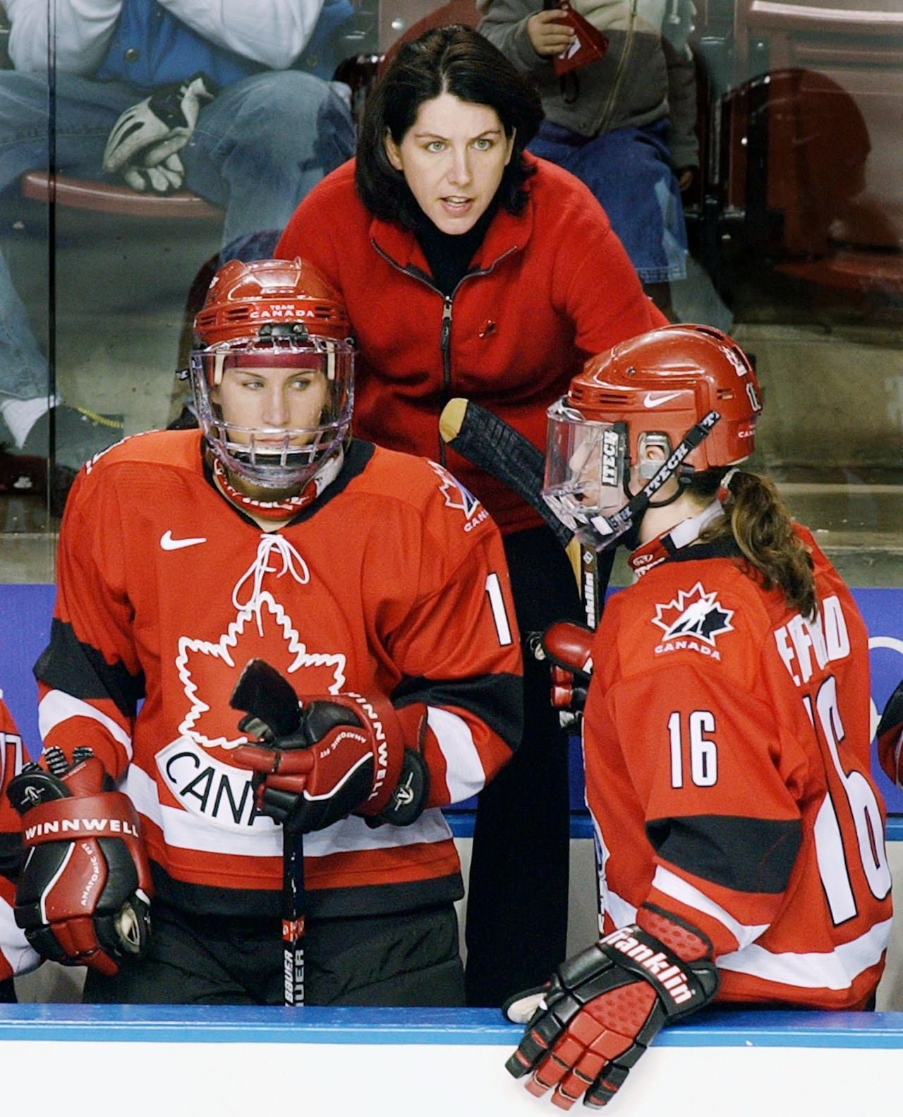 Danièle Sauvageau was appointed head coach of the Olympic team in 2000.